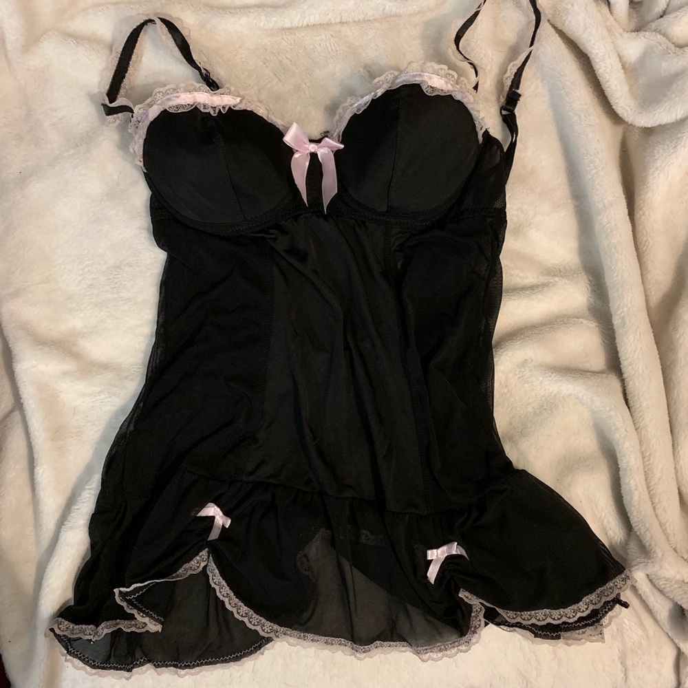 Rampage Intimates Somewhat See Through with Bows